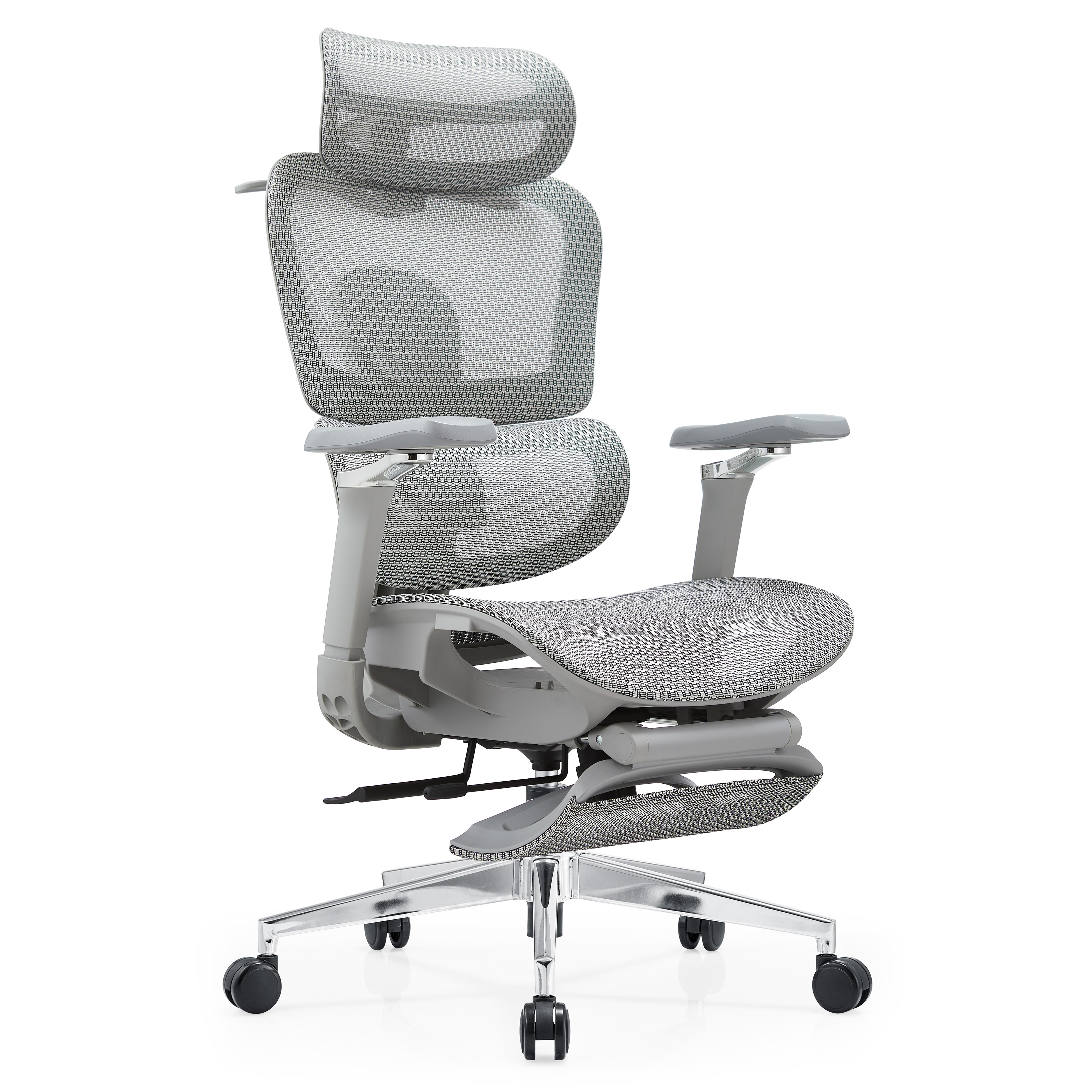 T2688A-W-Adjustable retractable foot rest
