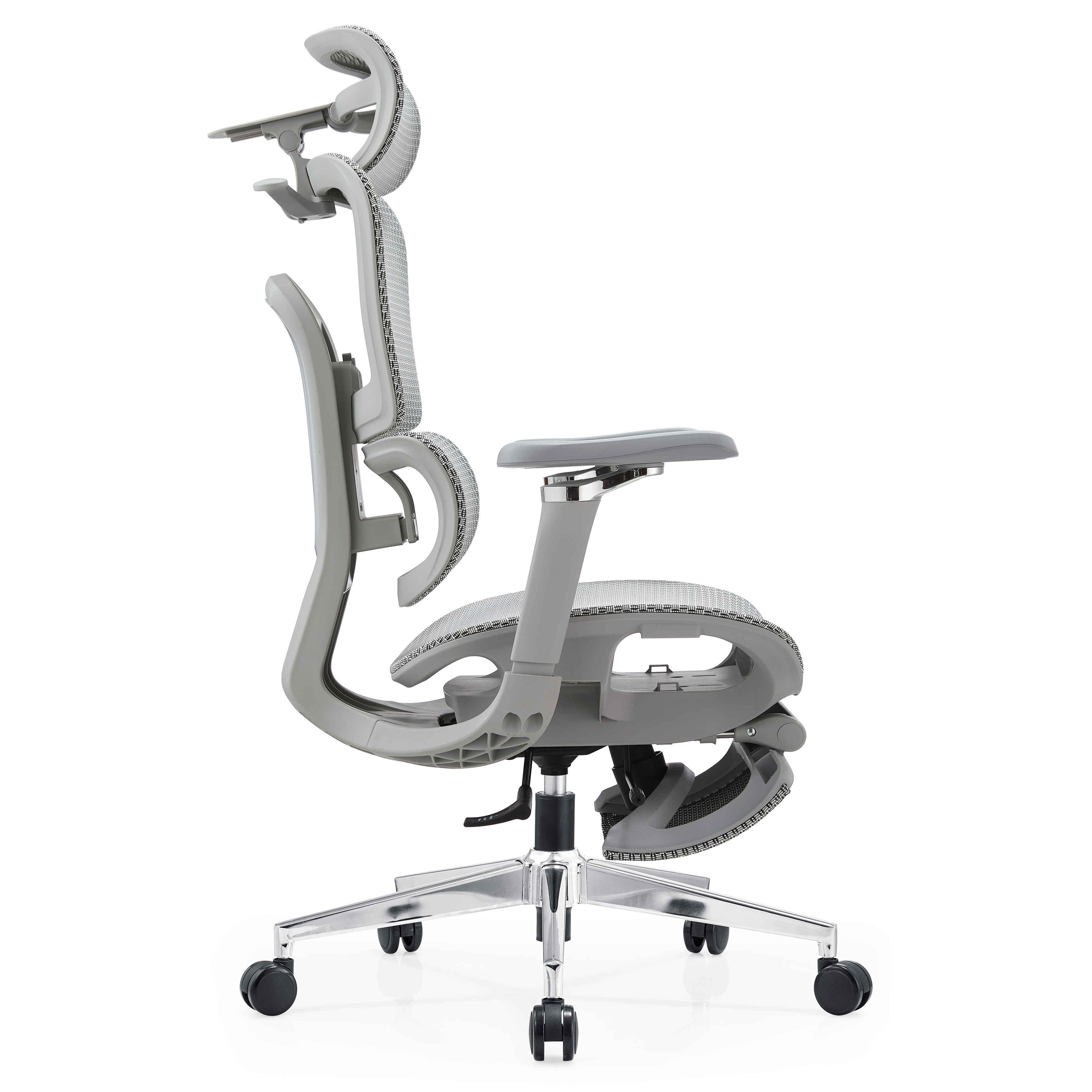 T2688A-W-Adjustable retractable foot rest